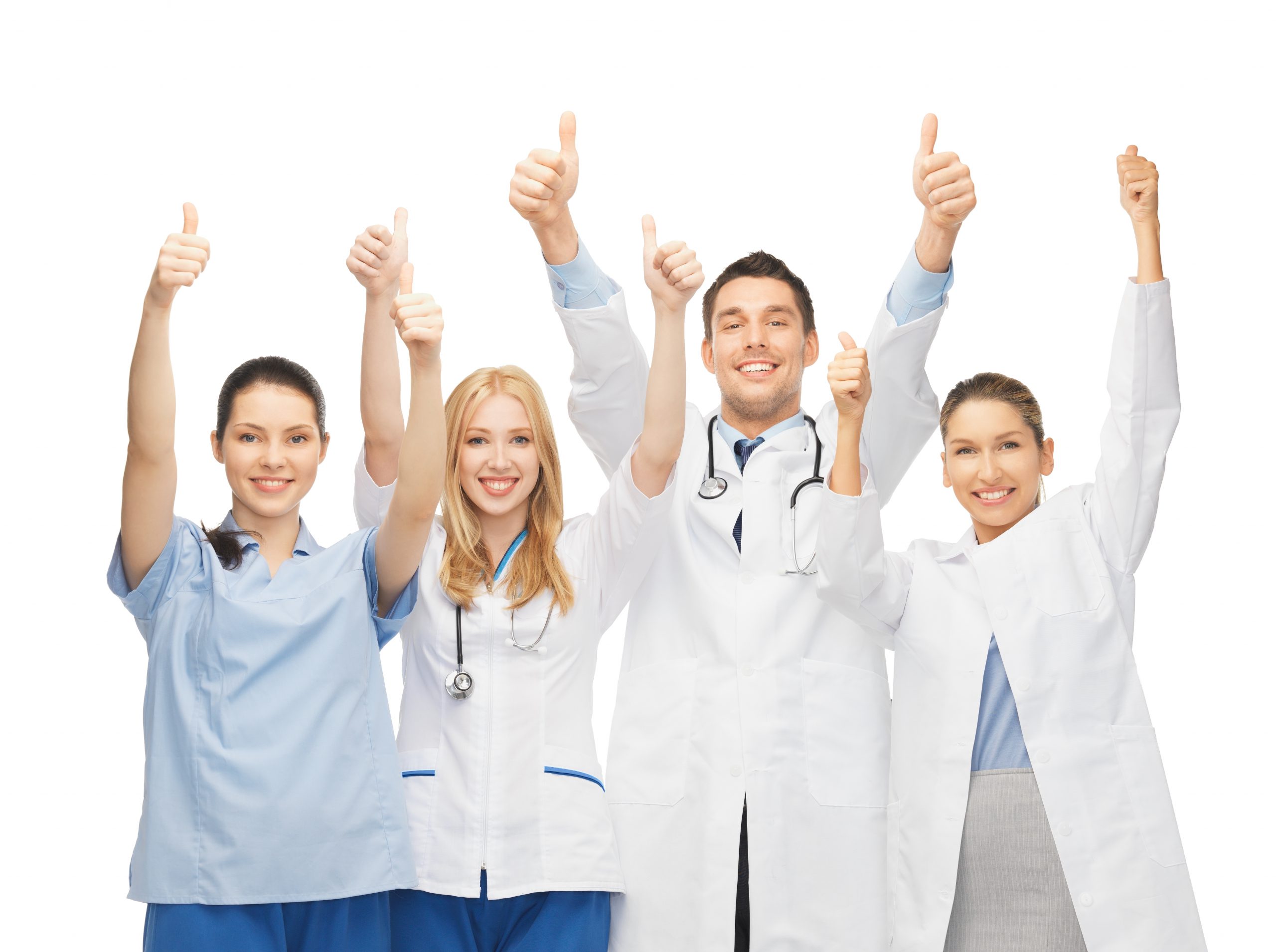 professional young team or group of doctors